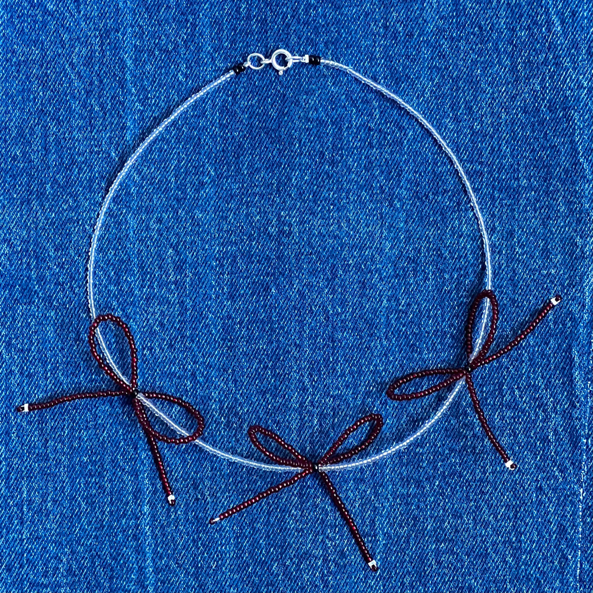 Vampire Three Bows Necklace