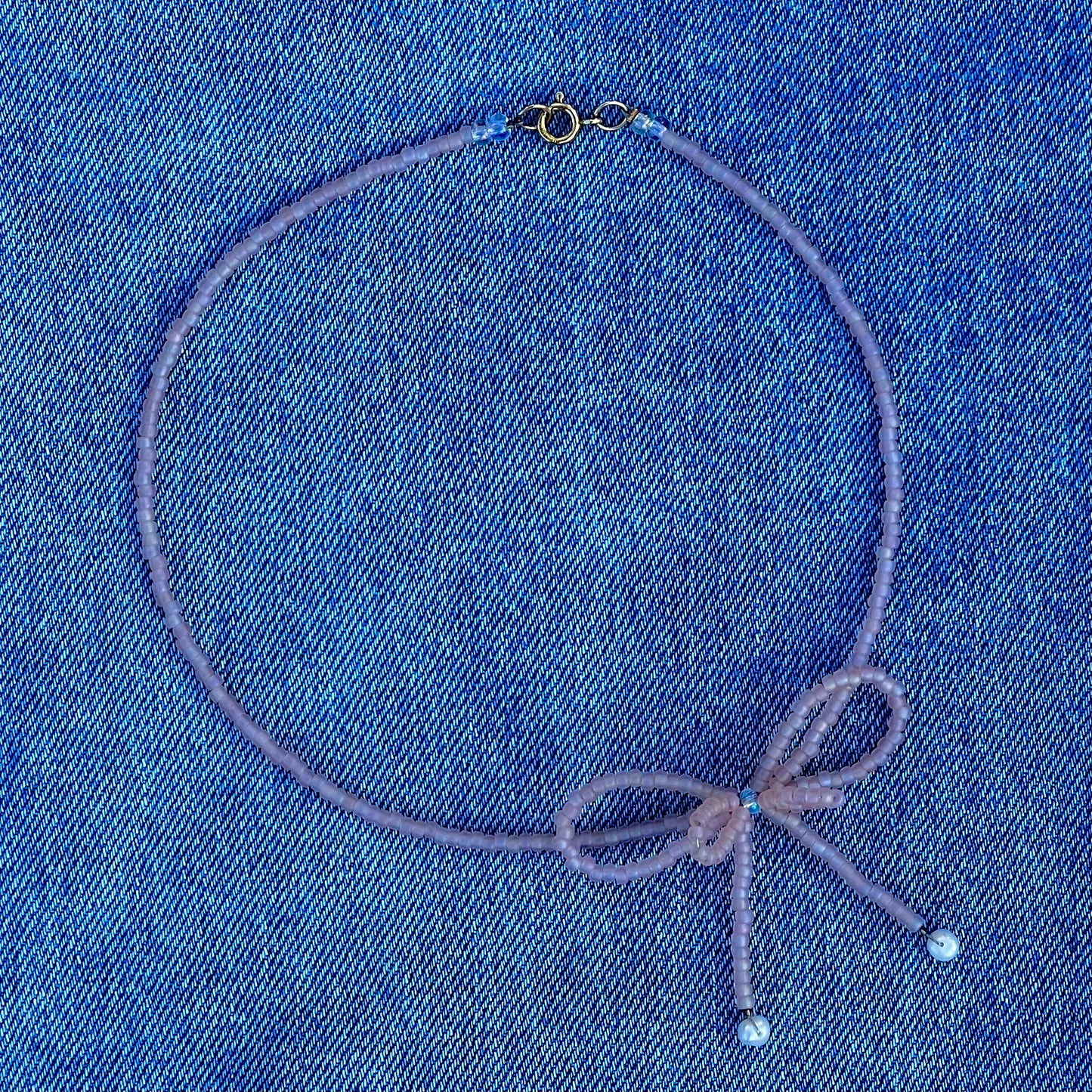 Strawberry Lemonade Necklace with Pearls